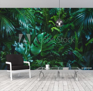 Picture of Tropical palm leaves